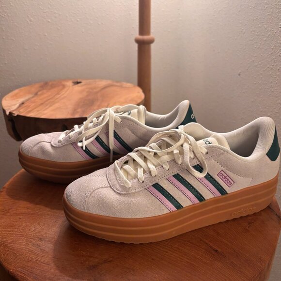 Adidas Shoes (Women Size 9 VL Court Bold) - Picture 1 of 6